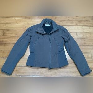 Rare Stella McCartney x adidas Primaloft Moto Winter Jacket Women’s Size M Gray